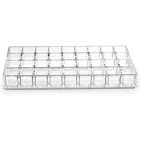 LEILIN 36 Slot Lipstick Organizer,Lipstick Organizer Clear Acrylic Lipstick Organizer Suitable for Cosmetics Handmade Accessories