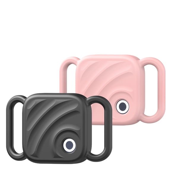 LEIPUMART 2 Pack Silicone Dog Cat Collar Tracker Holder Compatible with UGREEN Tag, Impact-Resistant Anti-Scratch Durable Pet Tracker Case, Glow in The Dark Option for Pet Collar Backpack Luggage