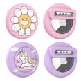 thumbnail image 1 of LEIPUMART Secure AirTag Case Holder for Kids - Hidden Clip Design with Cartoon Prints, Lightweight & Water-Resistant, Compatible with Apple AirTag (2-Pack)​, 1 of 7