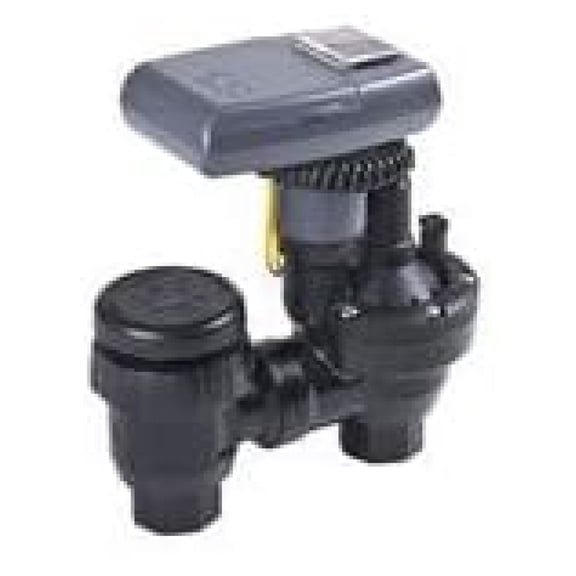 LEIT 1 ASV.075 Solar Irrigation Controller with 3/4" Anti Siphon | Solar-Powered, Smart Programming | Ideal for Drip & Sprinkler Systems in Residential & Irrigation (Weatherproof)