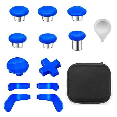 LEITOR Metal Thumbsticks Replacement Kit for Xbox One, Blue, (1797)