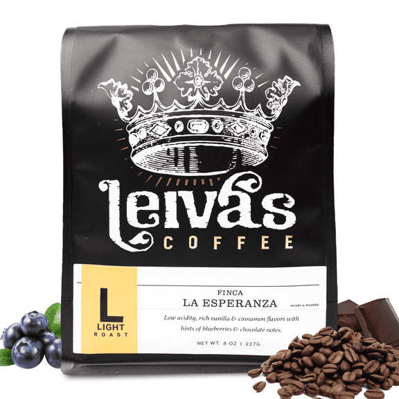 Leivas Whole Bean Light Roast Coffee, Roasted to Order, Small Batch Guatemalan Beans  Finca La Esperanza Single Origin Coffee Beans w/ Vanilla, Cinnamon & Chocolate Notes - Low Acidity Roast