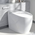 thumbnail image 1 of LEIVI Smart Bidet Toilet, Smart Toilet with Built-in Bidet Seat, Tankless Toilet with Foot Touching Lid Opening, Auto Lid Closing and Flushing, Heated Seat, Digital Display, Remote Control, Elongated, 1 of 9
