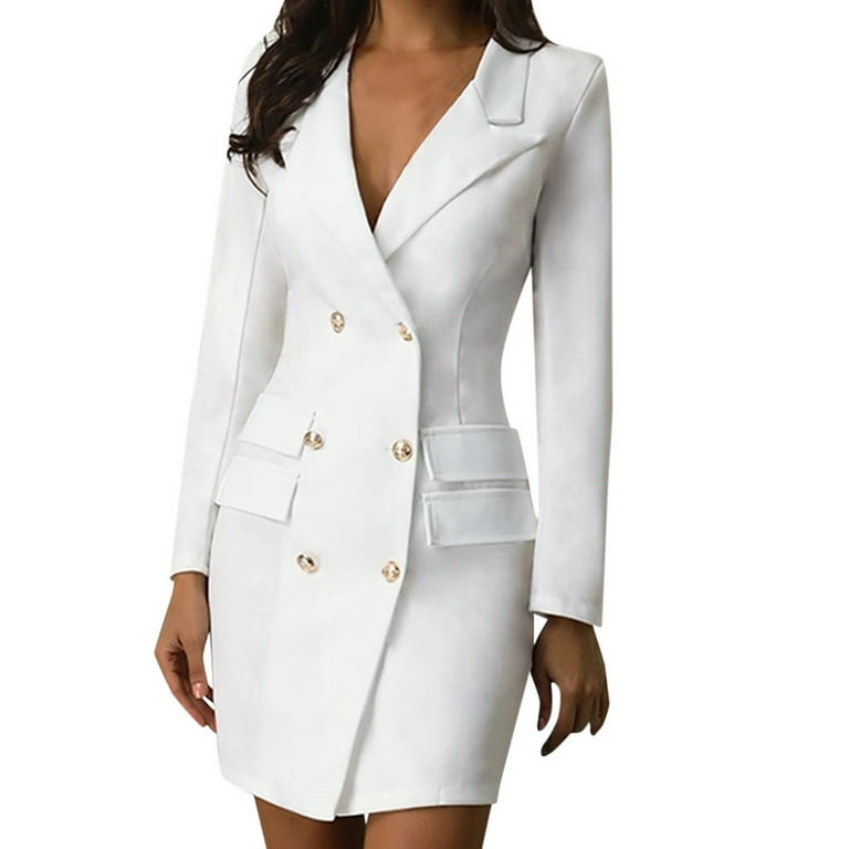 White dress jackets ladies shop