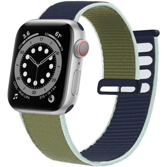 LEIXIUER 1/2/3Pack Adjustable Nylon Sport Loop for Apple Watch Bands 49mm 45mm 44mm 40mm 41mm 38mm 42mm for Women Men, Elastic Braided Velcro Bands Wristbands for iWatch Series 8 7 SE 6 5 4 3 2 1