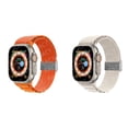 thumbnail image 1 of LEIXIUER 1/2/3Pack Alpine Loop Nylon Bands Compatible with Apple Watch Bands Ultra 49mm 45mm 44mm 42mm 41mm 40mm 38mm Men Women Adjustable Sport Loop Wristband Replacement iWatch Series 8 7 SE 6 5 4 3, 1 of 12