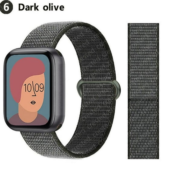 LEIXIUER 1/2/3Pack Nylon Sport Loop Band for Apple Watch Bands 44mm 45mm 38mm 40mm 41mm 42mm 49mm Women Men, Adjustable Braided Velcro Wristbands Replacement for iWatch Series Ultra 8 7 6 SE 5 4 3 2 1