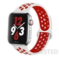 thumbnail image 1 of LEIXIUER 1/2/3Pack Silicone Sport Band Compatible with Apple Watch Bands 45mm 44mm 40mm 38mm 41mm 42mm 49mm Adjustable Breathable Strpa for iWatch Series 9 8 7 SE 6 5 4 3 2 1 Ultra, 1 of 8