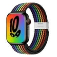 thumbnail image 1 of LEIXIUER (1Pack/3Pack) Braided Solo Loop Strap for Apple Watch Bands 44mm 40mm 38mm 49mm 45mm 42mm 41mm for Women Men, Elastic Adjustable Nylon Wristbands for iWatch Series Ultra 8 7 SE 6 5 4 3 2 1, 1 of 9