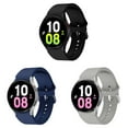 thumbnail image 1 of LEIXIUER (1Pack3Pack) 20mm No Gaps Silicone Sport Bands for Galaxy Watch 5 40/44mm Watch 5 Pro 45mm Samsung Galaxy Watch 4 40/44mm Classic 42/46mm Samsung Galaxy Active 2/3 Elastic Quick Release Strap, 1 of 9