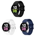 thumbnail image 1 of LEIXIUER (1Pack3Pack) 20mm No Gaps Silicone Sport Bands for Galaxy Watch 5 40/44mm Watch 5 Pro 45mm Samsung Galaxy Watch 4 40/44mm Classic 42/46mm Samsung Galaxy Active 2/3 Elastic Quick Release Strap, 1 of 9