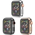 thumbnail image 1 of LEIXIUER 2/3/4 Pack Soft Case Cover Compatible with Apple Watch Case 41mm 40mm 38mm 45mm 44mm 42mm TPU Shell Protector Bumper Covers Replacement iWatch Series 9 8 7 6 SE 5 4 3 2 1, 1 of 14