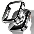 thumbnail image 1 of LEIXIUER 2/4Pack Hard Waterproof Cover Compatible with Apple Watch Case 45mm 44mm 41mm 40mm Accessories Tempered Glass Shell Protector Bumper Shockproof Case for iWatch Series 9 8 7 SE 6 5 4, 1 of 12