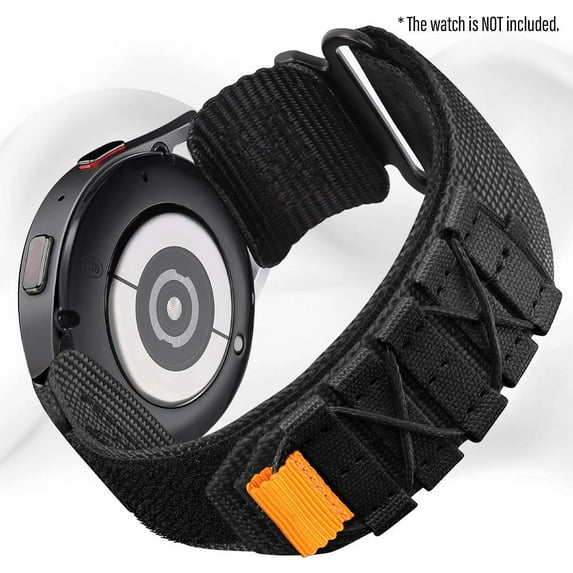 LEIXIUER 20mm 22mm Band Compatible with Samsung Galaxy Watch 6 5 4 40mm 44mm/Galaxy Watch 4 6 Classic 42mm 46mm 43mm 47mm/5 Pro 45mm/Amazfit watch/ 20mm 22mm Watch Band Rugged Nylon Strap Men Women