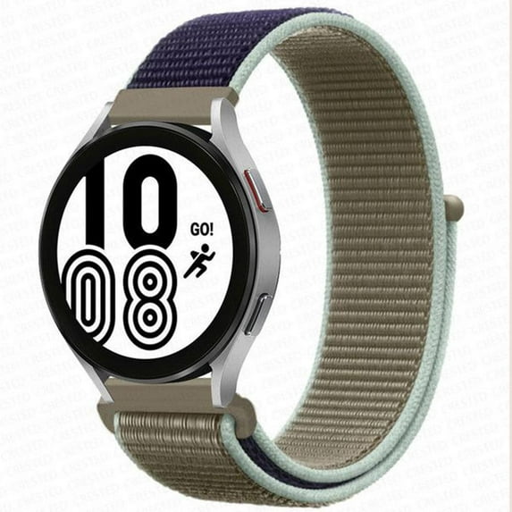 LEIXIUER 20mm 22mm Band for Samsung Galaxy Watch 6 5 4 40mm 44mm/ 6 Classic 43mm 47mm 46mm 42mm/ Active 2 3, Adjustable Braided Velcro Nylon Loop Strap for Galaxy Watch 3 45mm 46mm Gear S3 S4 46mm