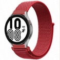 thumbnail image 1 of LEIXIUER 20mm 22mm Band for Samsung Galaxy Watch 6 5 4 40mm 44mm/ 6 Classic 43mm 47mm 46mm 42mm/ Active 2 3, Adjustable Braided Velcro Nylon Loop Strap for Galaxy Watch 3 45mm 46mm Gear S3 S4 46mm, 1 of 15
