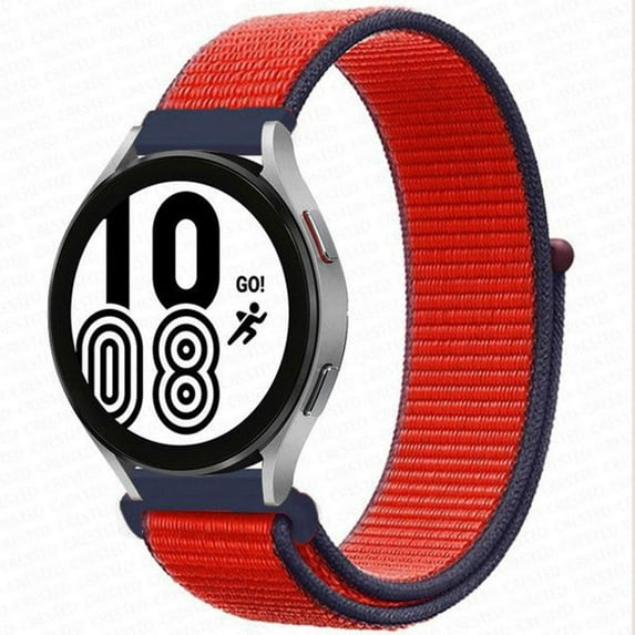 LEIXIUER 20mm 22mm Band for Samsung Galaxy Watch 6 5 4 40mm 44mm/ 6 Classic 43mm 47mm 46mm 42mm/ Active 2 3, Adjustable Braided Velcro Nylon Loop Strap for Galaxy Watch 3 45mm 46mm Gear S3 S4 46mm