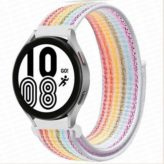 LEIXIUER 20mm 22mm Band for Samsung Galaxy Watch 6 5 4 40mm 44mm/ 6 Classic 43mm 47mm 46mm 42mm/ Active 2 3, Adjustable Braided Velcro Nylon Loop Strap for Galaxy Watch 3 45mm 46mm Gear S3 S4 46mm