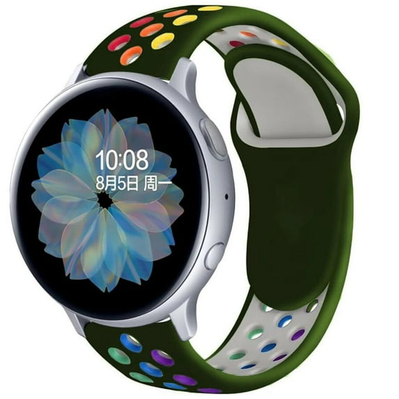 LEIXIUER 20mm 22mm Band for Samsung Galaxy Watch 6 5 4 Band 40mm 44mm/galaxy 6/4 classic Bands 47mm 43mm/46mm 42mm/Watch 5 pro/Watch 46mm/ 3 45mm/Amazfit GTS/2/2e/3/GTS2 Silicone Sport Band Women Men