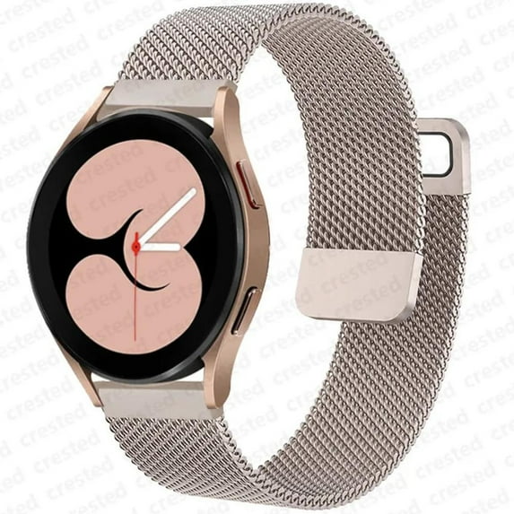 LEIXIUER 20mm 22mm Band for Samsung Galaxy Watch 6 5 4 44mm 40mm/ 6 4 Classic 43mm 47mm 46mm 42mm/Galaxy 5 Pro 45mm/Active 2 Galaxy watch 46mm watch 3 45mm Magnetic Loop Stainless Steel Metal Band