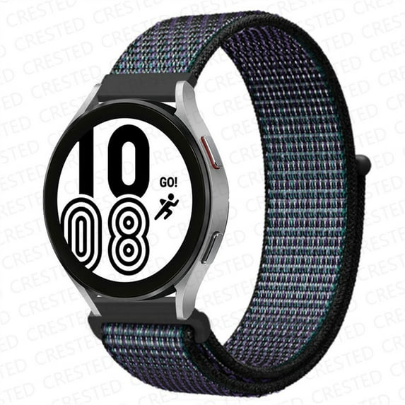 LEIXIUER 20mm 22mm Braided Loop Band for Samsung Galaxy Watch 6 5 4 Band 44mm 40mm/ 6 4 Classic 43mm 47mm 46mm 42mm/ Galaxy Watch 5 Pro 45mm/ Active 2 Nylon Strap for Samsung Watch 46mm/Watch 3 45mm