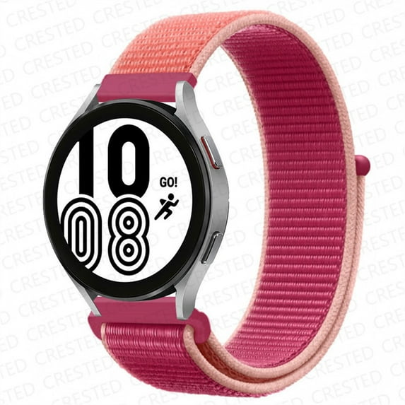 LEIXIUER 20mm 22mm Braided Loop Band for Samsung Galaxy Watch 6 5 4 Band 44mm 40mm/ 6 4 Classic 43mm 47mm 46mm 42mm/ Galaxy Watch 5 Pro 45mm/ Active 2 Nylon Strap for Samsung Watch 46mm/Watch 3 45mm