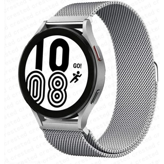 LEIXIUER 20mm 22mm Magnetic Loop Stainless Steel Metal Wristbands for Samsung Galaxy Watch 6 5 4 44mm 40mm/4 6 Classic 46mm 42mm 43mm 47mm/5 Pro 45mm/Active 2 3/Galaxy 46mm//Amazfit GTR 47mm 42mm