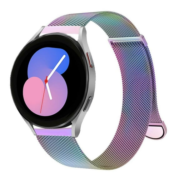 LEIXIUER 20mm 22mm Milanese Loop Metal Stainless Steel Wristbands for Galaxy Watch 6 5 4 40mm 44mm/Watch 5 Pro 45mm/4 6 Classic 46mm 42mm 43mm 47mm /Galaxy 3 45mm Galaxy Watch 46mm Galaxy watch 3 45mm
