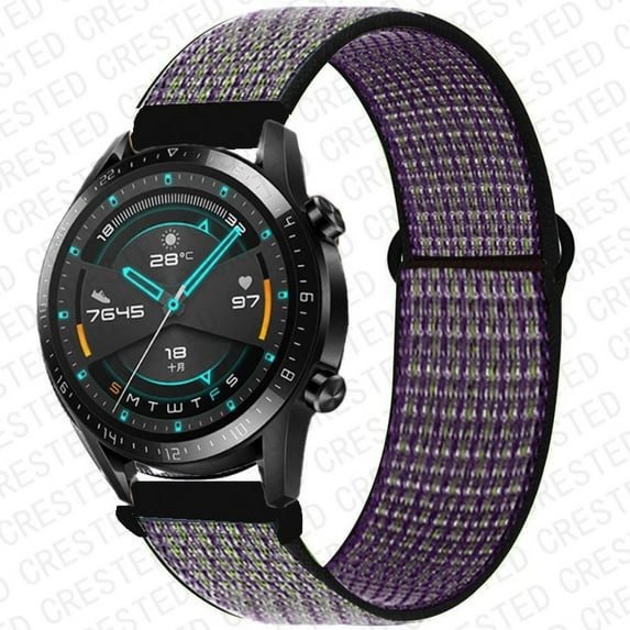LEIXIUER 20mm 22mm Sport Loop Nylon bands for Samsung Galaxy watch 6 5 4 40mm 44mm/Active 2 3/ Adjustable Braided Velcro Strap for Watch 4 6 Classic 42mm 46mm 43mm 47mm/Watch 3 45mm/Gear S3 S4 46mm