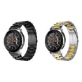 thumbnail image 1 of LEIXIUER 20mm 22mm Stainless Steel Metal Link Bands Compatible with Samsung Galaxy Watch 5 4 40/44mm/Active 2 3/Watch 4 Classic 42mm 46mm/Watch 3 45mm/Gear S3 S4 46mm Adjustable Wristbands, 1 of 12