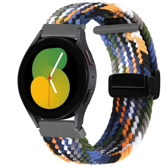 LEIXIUER 20mm 22mm Strap for Samsung Galaxy Watch 6 5 4 44mm 40mm/6 Classic 43mm 47mm 46mm 42mm/Galaxy Watch 5 Pro 45mm, Samsung galaxy watch 46mm watch 3 45mm Scrunchie Band Nylon Wristbands