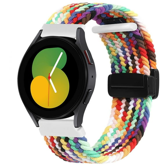 LEIXIUER 20mm 22mm Strap for Samsung Galaxy Watch 6 5 4 44mm 40mm/6 Classic 43mm 47mm 46mm 42mm/Galaxy Watch 5 Pro 45mm, Samsung galaxy watch 46mm watch 3 45mm Scrunchie Band Nylon Wristbands