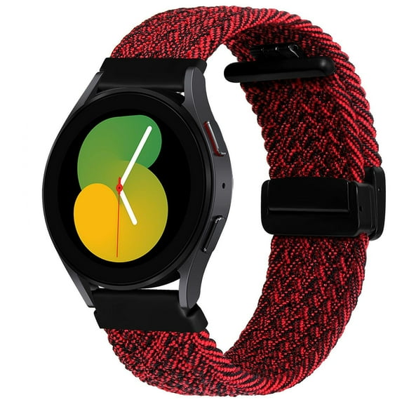 LEIXIUER 20mm 22mm Strap for Samsung Galaxy Watch 6 5 4 44mm 40mm/6 Classic 43mm 47mm 46mm 42mm/Galaxy Watch 5 Pro 45mm, Samsung galaxy watch 46mm watch 3 45mm Scrunchie Band Nylon Wristbands