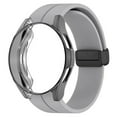 thumbnail image 1 of LEIXIUER 20mm Band and Case Compatible with Samsung Galaxy Galaxy Watch 5 4 40mm 44mm/ Watch 4 classic 46mm 42mm Women Men / Smartwatch Sport Silicone Strap and watch cover (Without film), 1 of 7