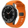thumbnail image 1 of LEIXIUER 20mm No Gaps Silicone Sport Wristbands Compatible with Samsung Galaxy Watch 6 5 4 Band 44mm 40mm/Galaxy Watch 6 Classic Bands 47mm 43mm/Watch 5 Pro 45mm/Watch 4 Classic 46mm 42mm, 1 of 9
