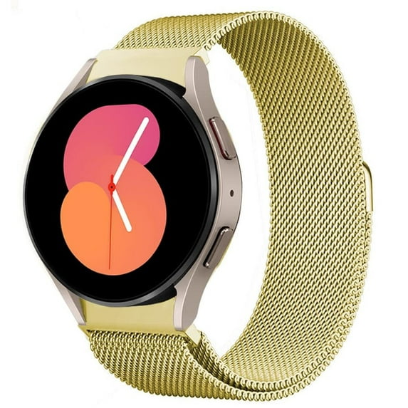 LEIXIUER 20mm Stainless Steel Metal Milanese Loop Wristbands Compatible with Samsung Galaxy Watch 6 5 4 44mm 40mm/ Samsung Galaxy Watch 4 6 Classic 42mm 46mm 43mm 47mm/ samsung Galaxy watch 5 Pro 45mm