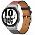 thumbnail image 1 of LEIXIUER 20mm Watch Band,Compatible for Samsung Galaxy Watch 6 5 4 40mm 44mm/5 Pro 45mm/4 6 Classic 42mm 46mm 43mm 47mm No Gap Single Tour Bracelet Leather Strap Women Men, 1 of 13