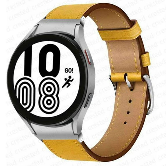 LEIXIUER 20mm Watch Band,Compatible for Samsung Galaxy Watch 6 5 4 40mm 44mm/5 Pro 45mm/4 6 Classic 42mm 46mm 43mm 47mm No Gap Single Tour Bracelet Leather Strap Women Men