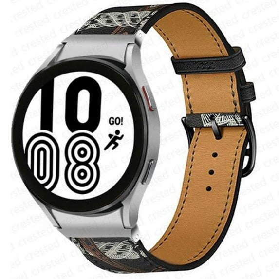 LEIXIUER 20mm Watch Band,Compatible for Samsung Galaxy Watch 6 5 4 40mm 44mm/5 Pro 45mm/4 6 Classic 42mm 46mm 43mm 47mm No Gap Single Tour Bracelet Leather Strap Women Men