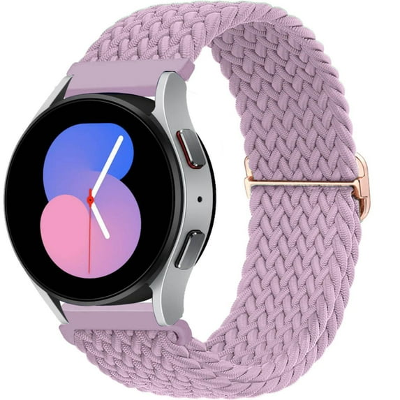 LEIXIUER 22mm 20mm Nylon Braided Loop Wristbands Samsung Galaxy Watch 6 5 4 44mm 40mm/4 6 Classic 43mm 47mm 46mm 42mm/Galaxy Watch 5 Pro 45mm/Active 2, 22mm for Samsung galaxy watch 46mm watch 3 45mm