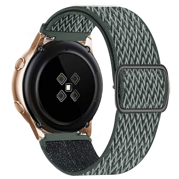 LEIXIUER 22mm Watch Bands Compatible for Samsung Galaxy Watch 3 45mm Band/Galaxy Watch 46mm/Gear S3 Frontier, Stretchy Adjustable Elastic Nylon Woven Loop Wristband for Men Women
