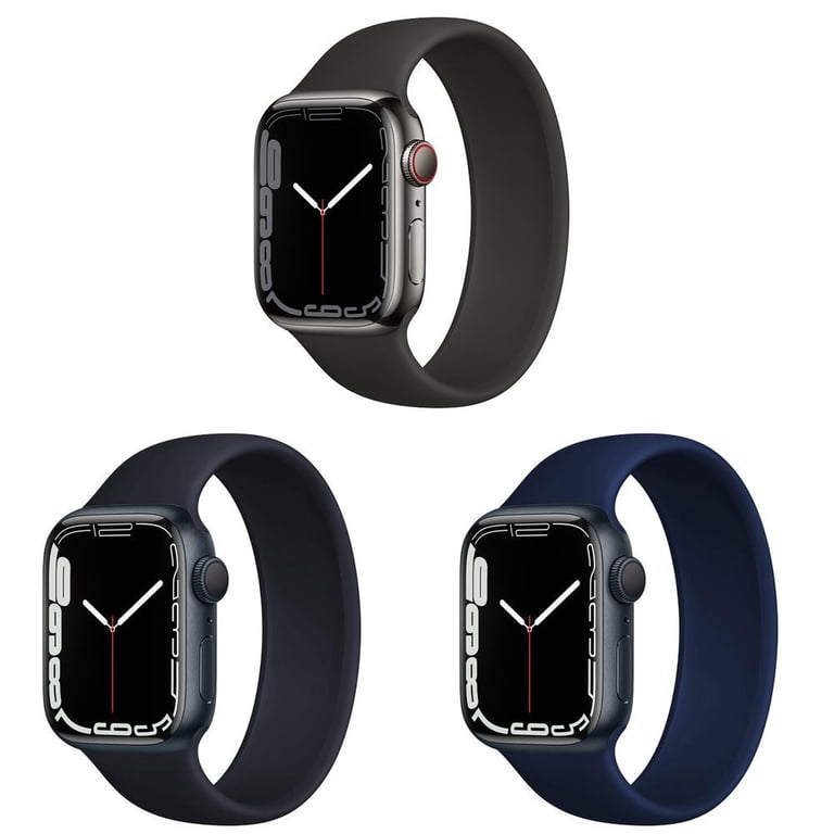 LEIXIUER 3 Pack Silicone Solo Loop for Apple Watch Bands  display picture 1