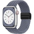 thumbnail image 1 of LEIXIUER Braided Loop Bracele Compatible with Apple Watch Bands 49mm 45mm 44mm 42mm 41mm 40mm 38mm Nylon Sport Loop Braided solo loop Strap Magnetic Closure for iWatch series 9 8 7 SE 6 5 4 3 Ultra, 1 of 11