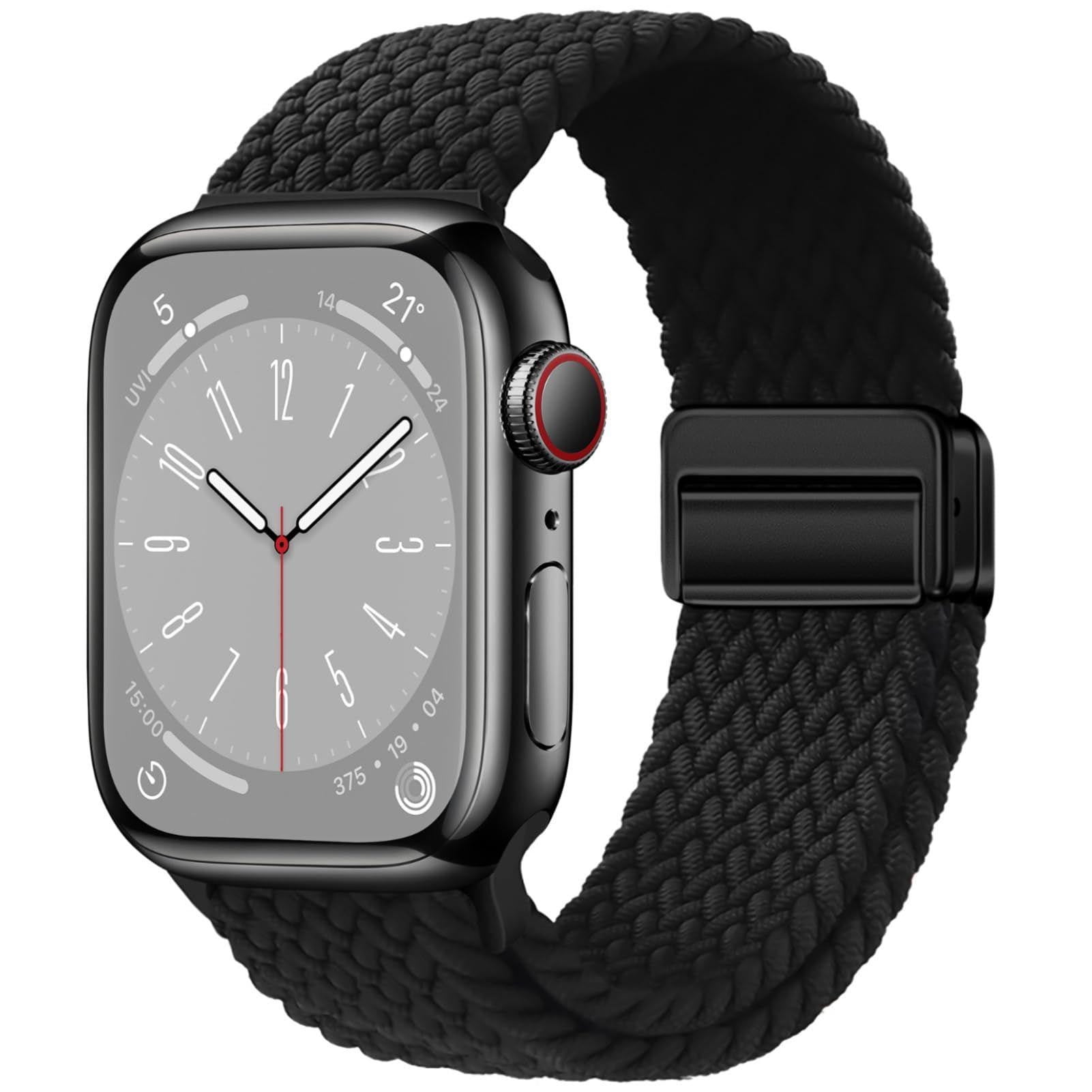 LEIXIUER Braided Loop Bracele Compatible with Apple Watch Bands 49mm