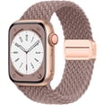 thumbnail image 1 of LEIXIUER Braided Loop Bracele Compatible with Apple Watch Bands 49mm 45mm 44mm 42mm 41mm 40mm 38mm Nylon Sport Loop Braided solo loop Strap Magnetic Closure for iWatch series 9 8 7 SE 6 5 4 3 Ultra, 1 of 11