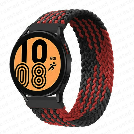 LEIXIUER Braided Solo Loop for 20mm 22mm Samsung Galaxy Watch 6/5/4 Band 44mm 40mm/6 4 Classic 43mm 47mm 46mm 42mm/Galaxy Watch 5 Pro 45mm/Active 2 Nylon Strap for Samsung Watch 46mm/Watch 3 45mm