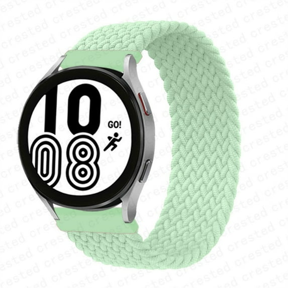 LEIXIUER Braided Solo Loop for 20mm 22mm Samsung Galaxy Watch 6/5/4 Band 44mm 40mm/6 4 Classic 43mm 47mm 46mm 42mm/Galaxy Watch 5 Pro 45mm/Active 2 Nylon Strap for Samsung Watch 46mm/Watch 3 45mm