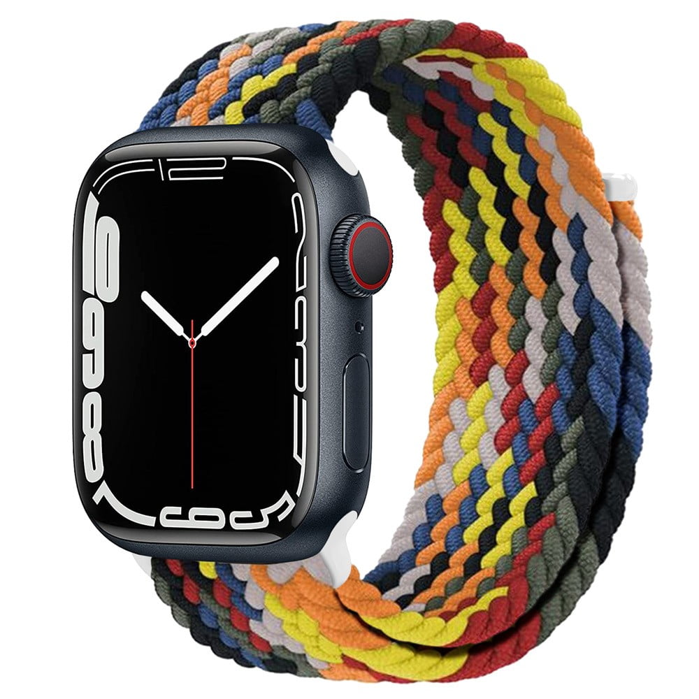 XMUXI Compatible with Apple Watch Series 8 Strap 45mm 41mm Braided Nylon Replacement Band compatible with IWatch Ultra 49mm 7/SE/6/5/4 44mm 40mm