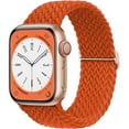 thumbnail image 1 of LEIXIUER Braided Solo Loop Compatible with Apple Watch Bands iWatch Band 41mm 40mm 38mm 49mm 45mm 44mm 42mm Women Men, Adjustable Stretchy Nylon Strap for iWatch Series 9 8 7 6 SE 5 4 3 2 1 Ultra, 1 of 13