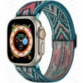 thumbnail image 1 of LEIXIUER Compatible with Apple Watch Bands 38mm 40mm 41mm 42mm 44mm 45mm 49mm,Stretchy Solo Loop Braided Elastics Nylon Strap Women Men for iWatch Series 9/8/7/6/5/4/3/2/1 SE/Ultra/Ultra 2, 1 of 7